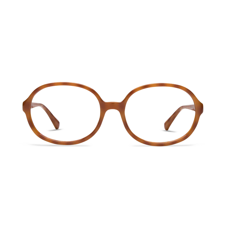 Lois Shiny Vintage Eyeglasses - Tortoise