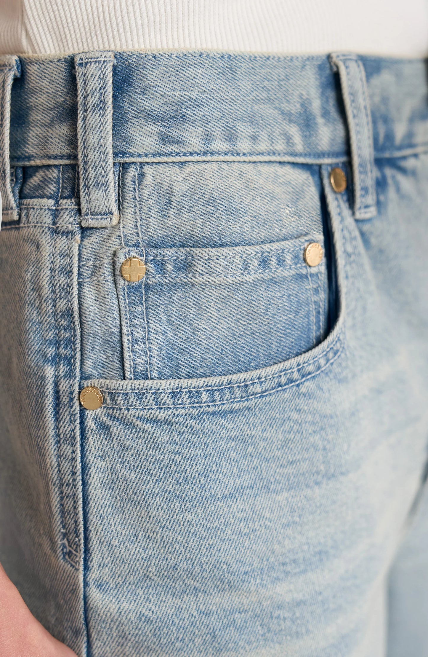 Maisie High Rise Vintage Straight Jeans - Prairie Mist