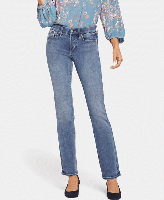 Load image into Gallery viewer, Marilyn Straight Jeans - Romance
