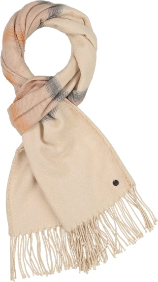 Ombré Stripe Scarf with Lurex - Marzipan