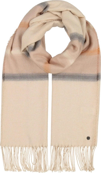 Ombré Stripe Scarf with Lurex - Marzipan
