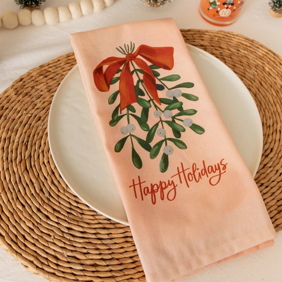 Mistletoe Tea Towel