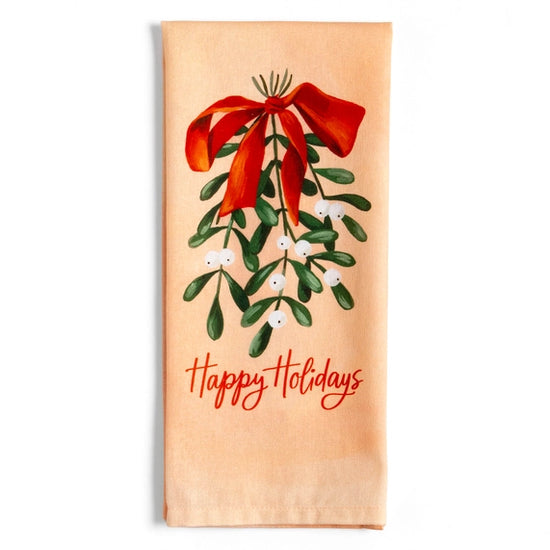 Mistletoe Tea Towel