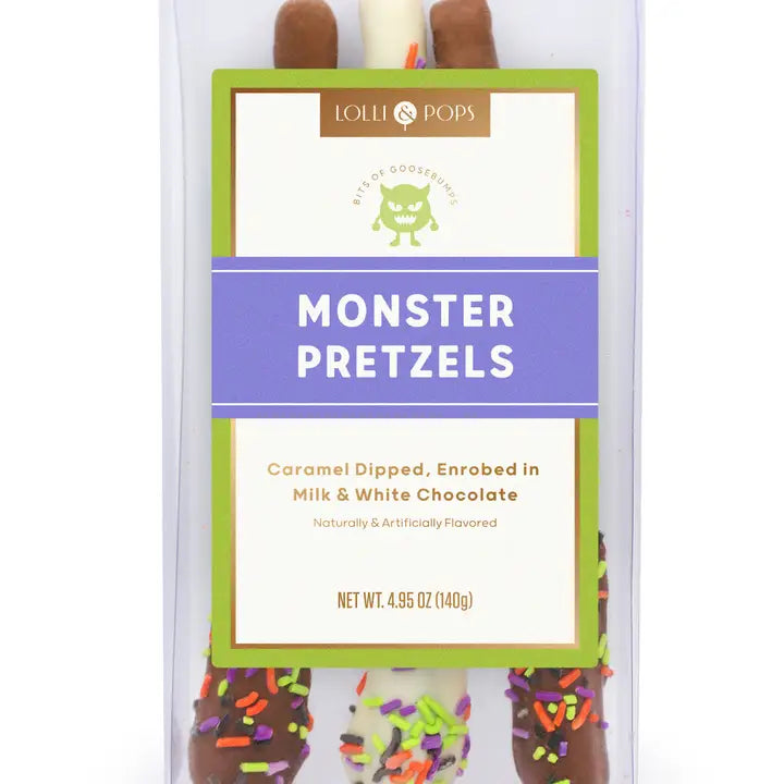 Chocolate Caramel Pretzel Monster Candy 3 Pack