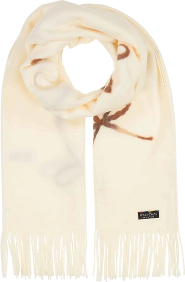 Needle Punch Bows Scarf - Off White
