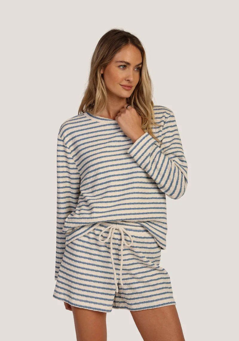 Paige Pullover Top - Bay Blue
