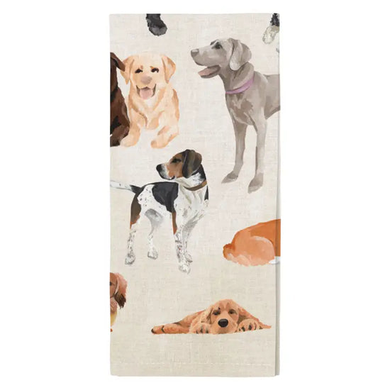 Pups Tea Towel