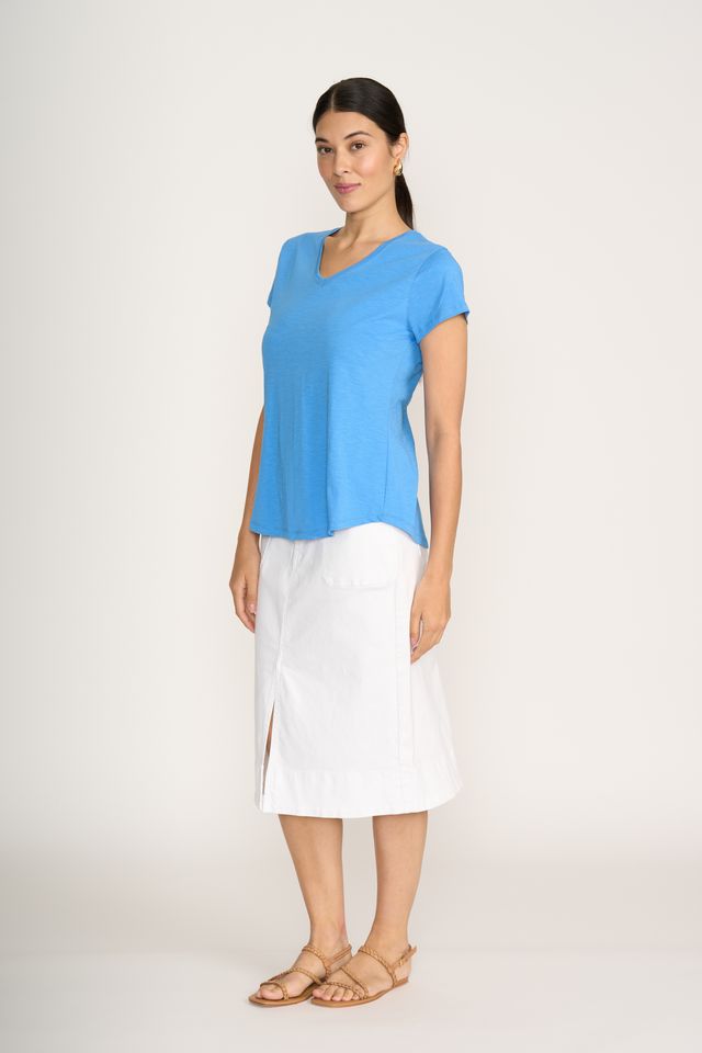Short Sleeved V-Neck Tee - Regatta