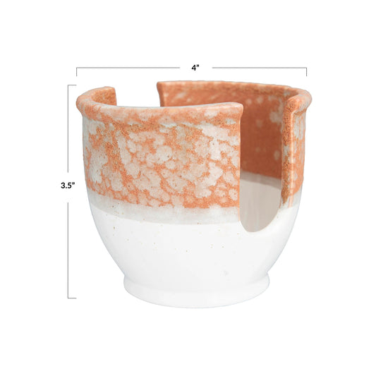 Sponge Holder - Rust/White