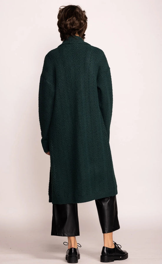 Scarlett Cardigan Sweater - Dark Green