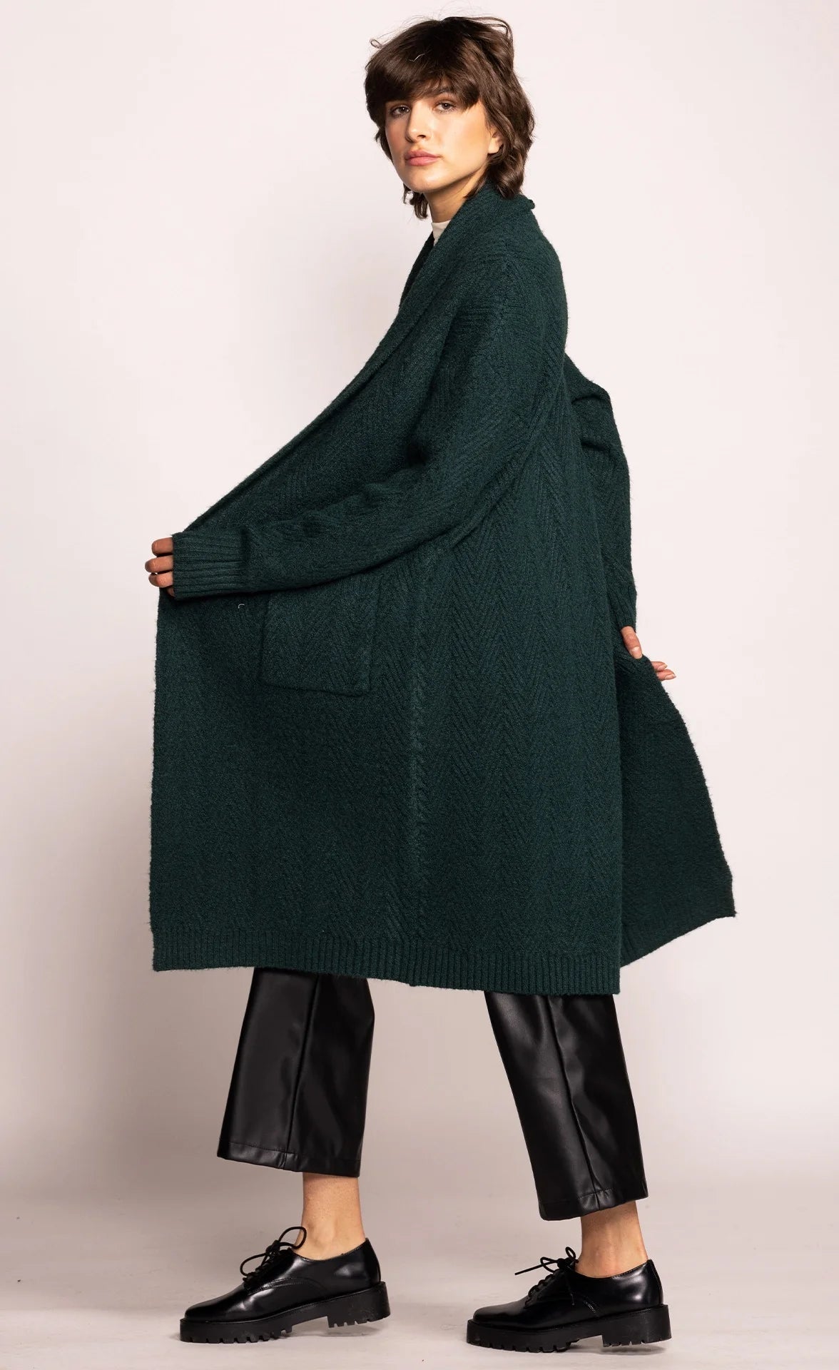 Scarlett Cardigan Sweater - Dark Green