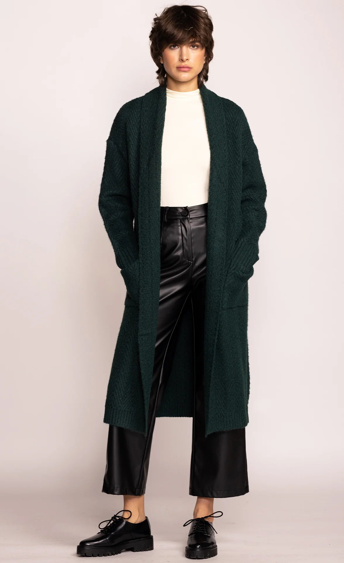 Scarlett Cardigan Sweater - Dark Green