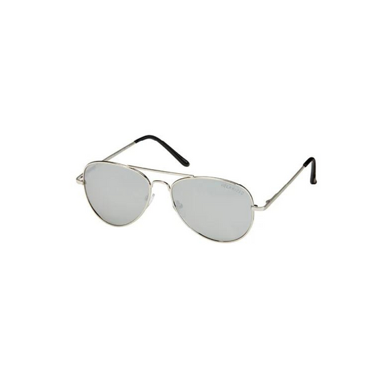 Color Lens Aviators Sunglasses - Grey