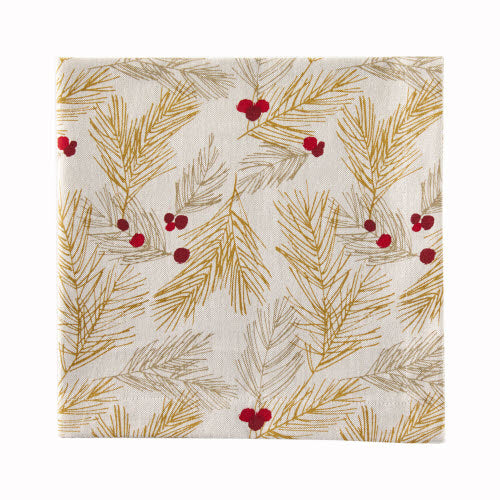 Metallic Sprig Napkin