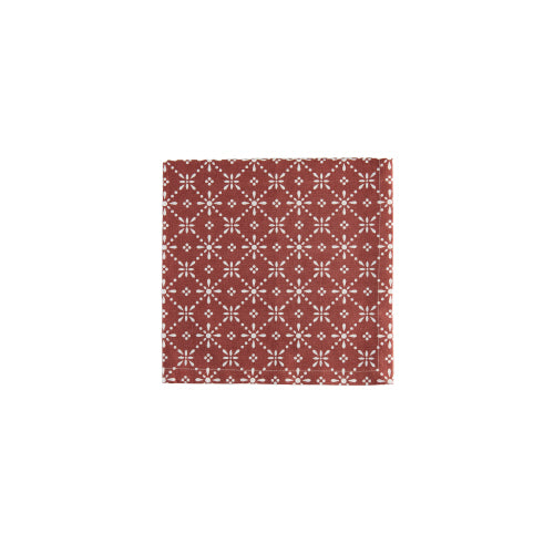 Diagonal Dots Red Napkin