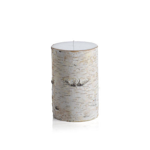 Birchwood Fragrance Free Pillar Candle - Medium
