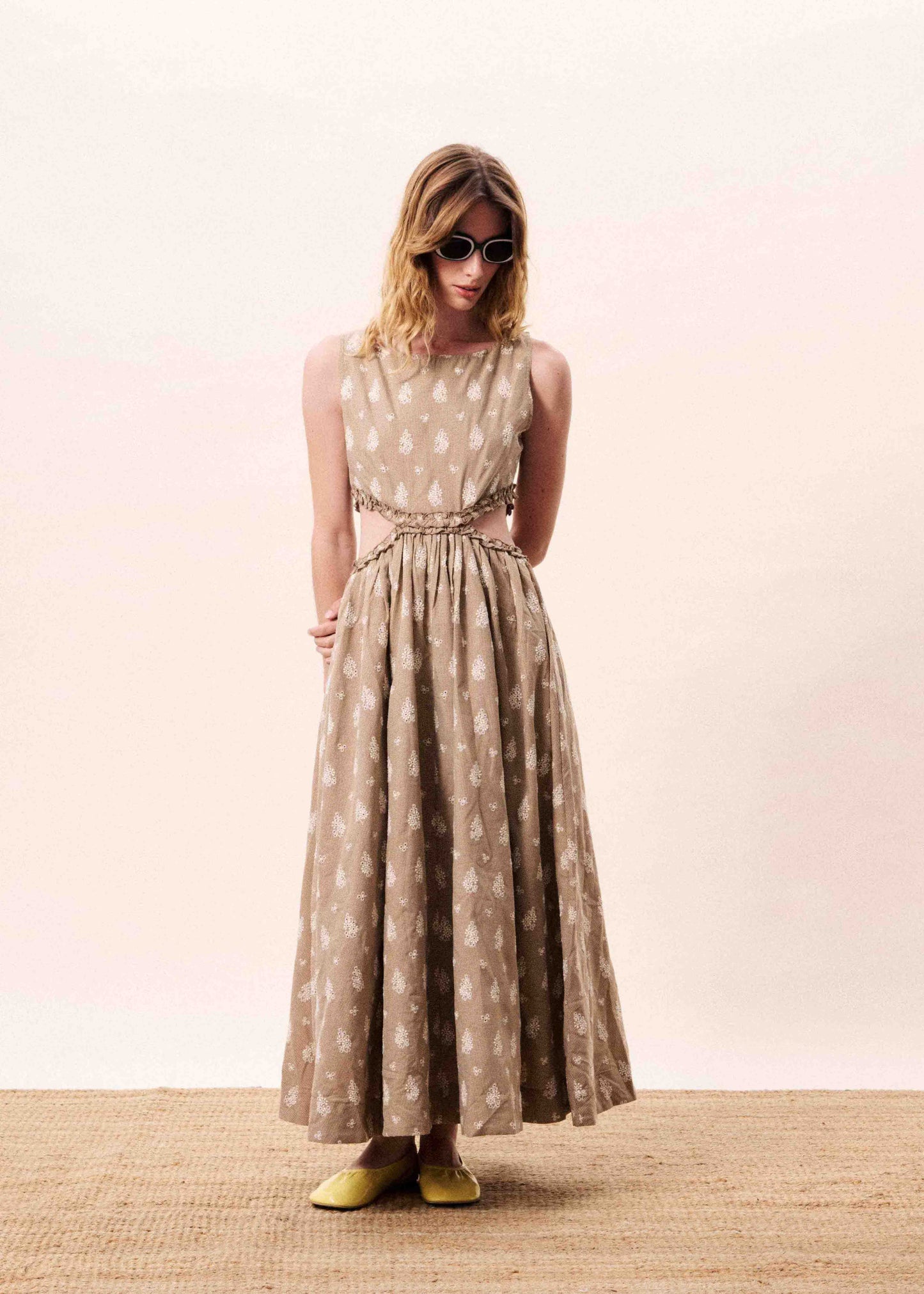 Stellaria Maxi Dress - Marron Glace