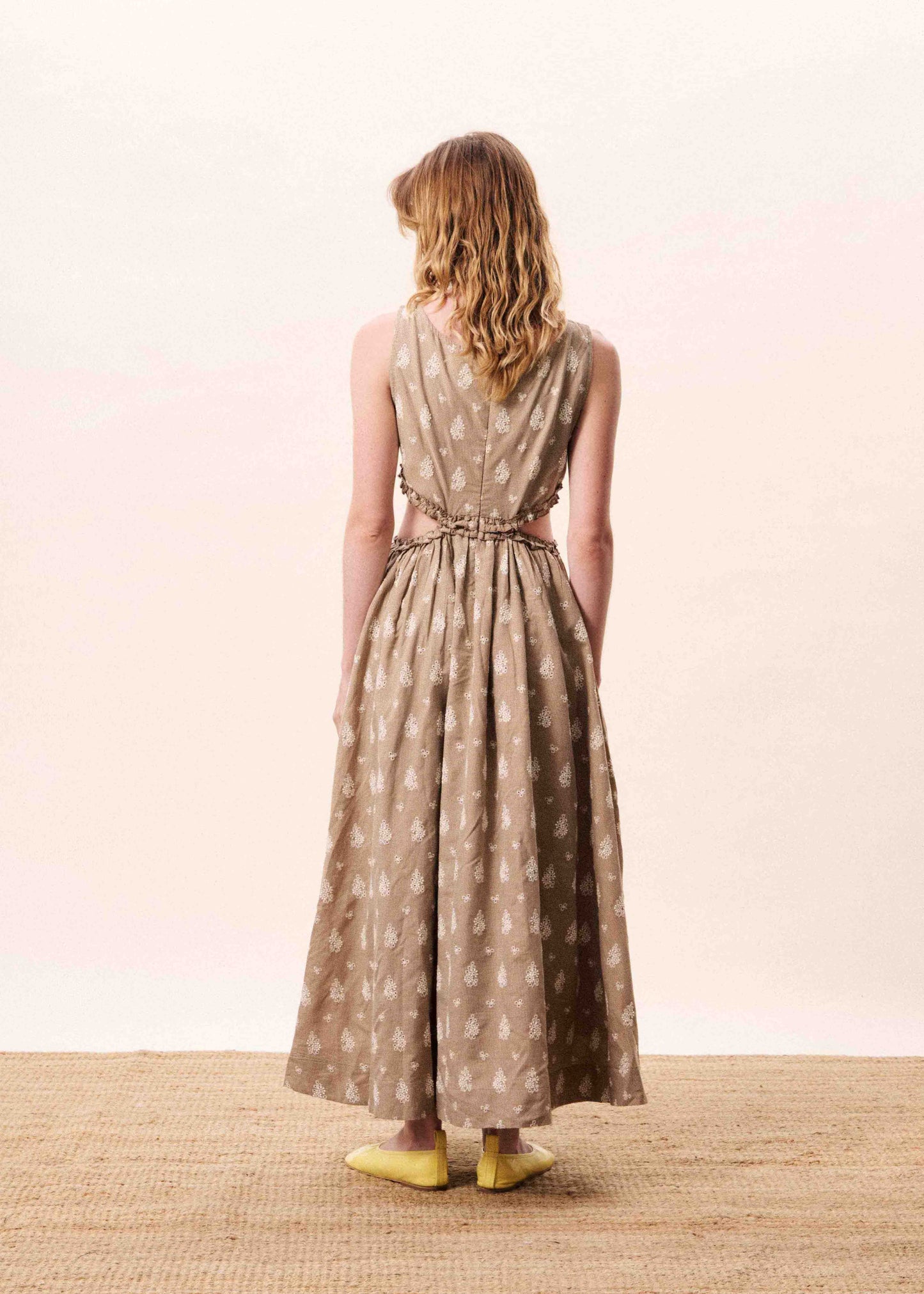 Stellaria Maxi Dress - Marron Glace