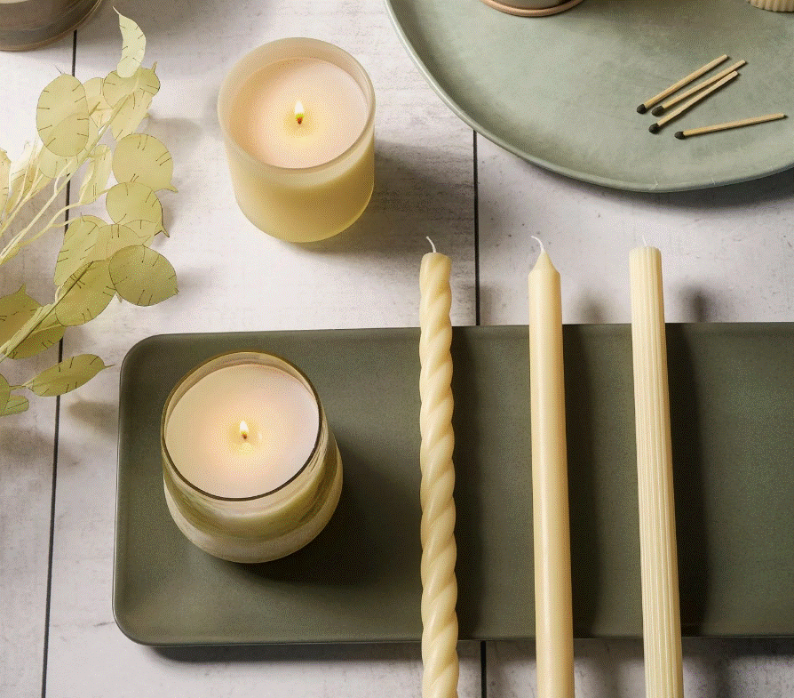 Illume Isla Lily Assorted Taper Candles 3 Pack Bailey Road