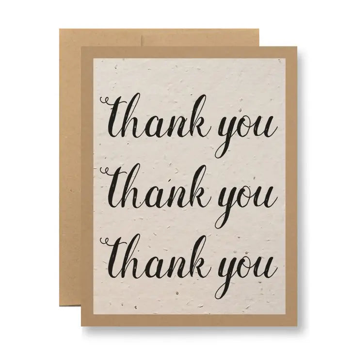 Thank You, Thank You Greeting Card