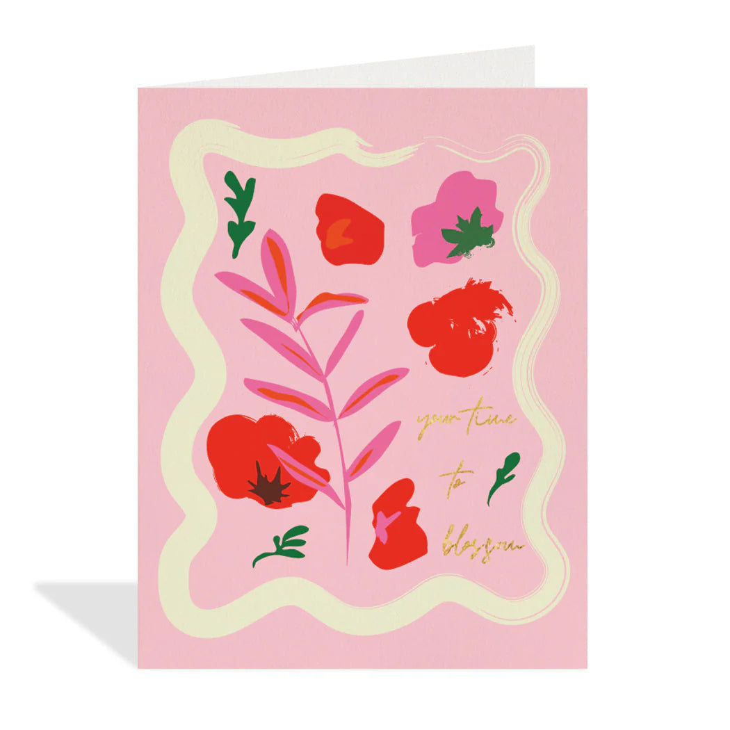 Time to Blossom Greeting Card