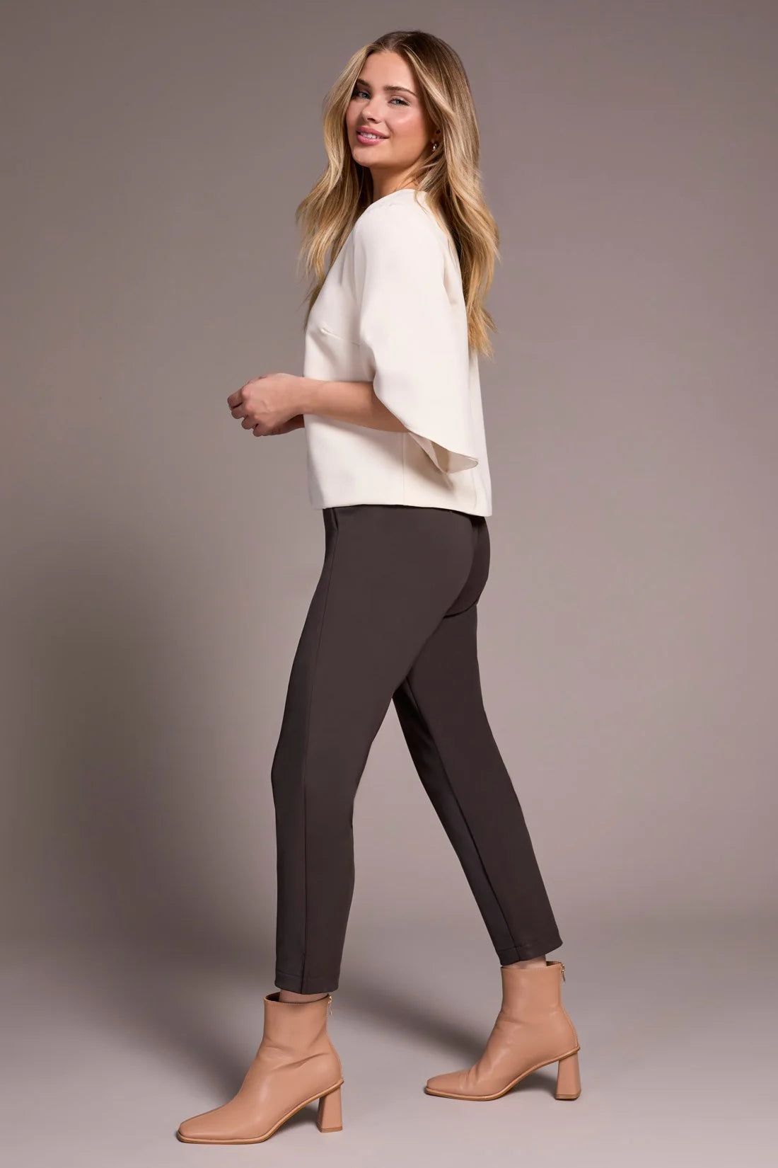 V-Neck Top - Moonstone