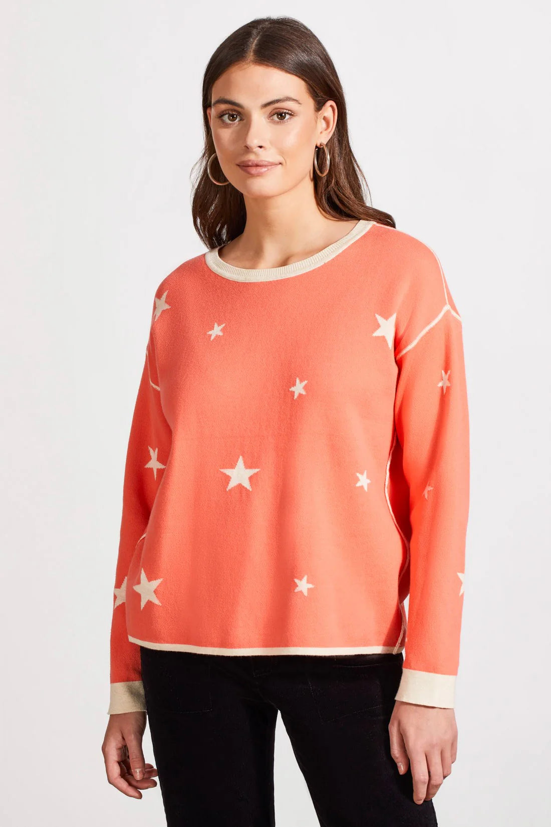 Reversible Crew Neck Sweater - Azalea