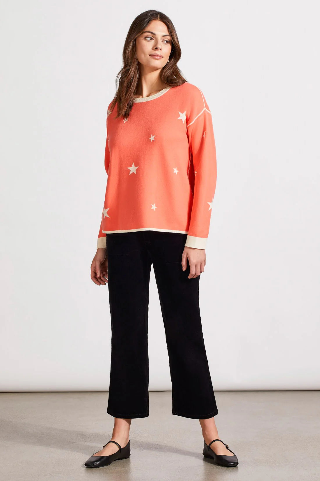 Reversible Crew Neck Sweater - Azalea