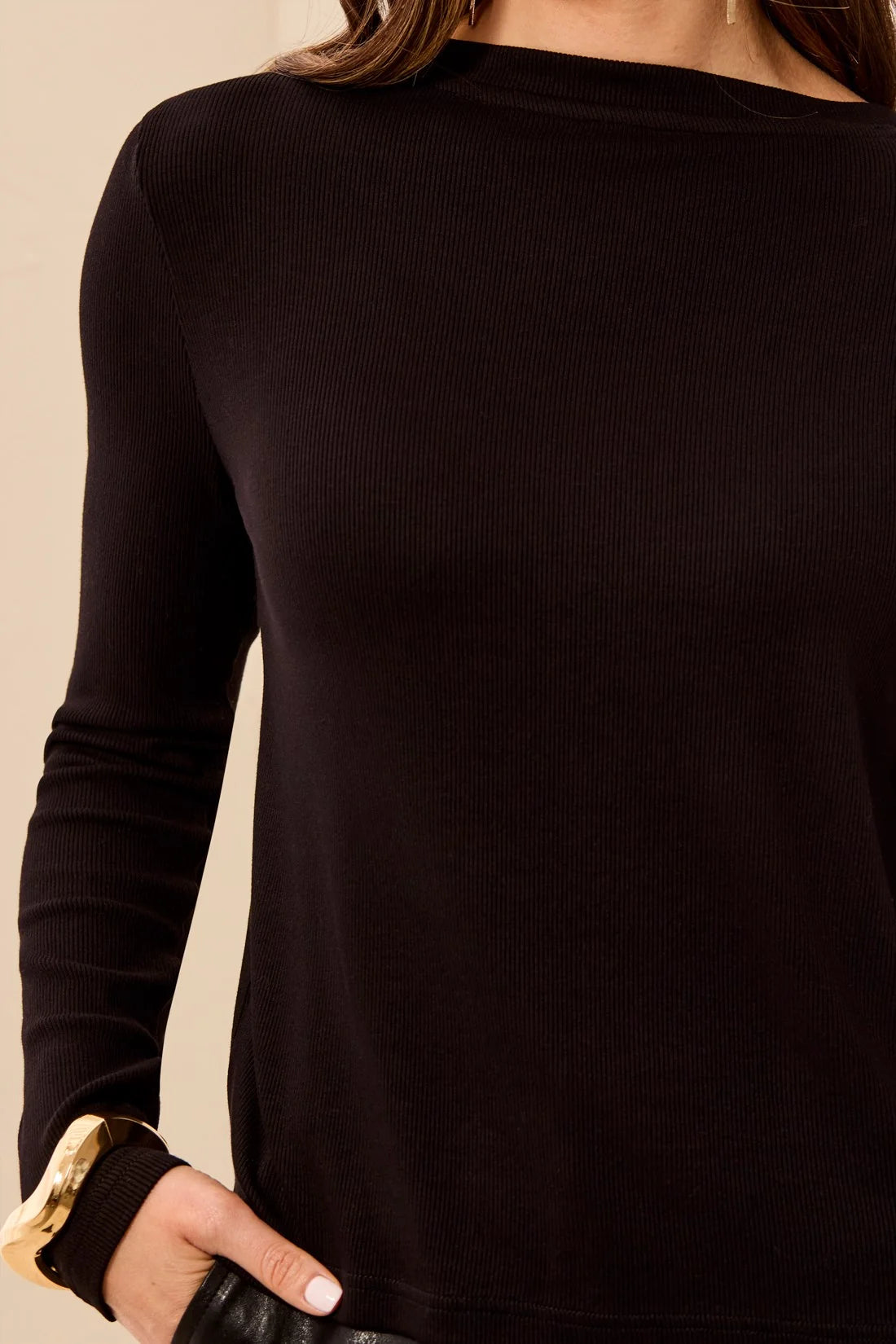 Wear Two Ways Cardigan Sweater - Black