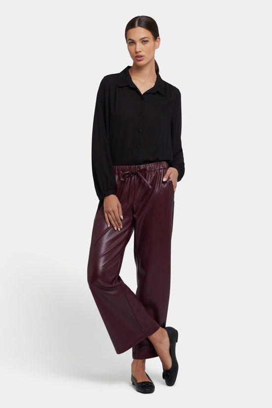 Relaxed Wide Leg Pants - Tavern