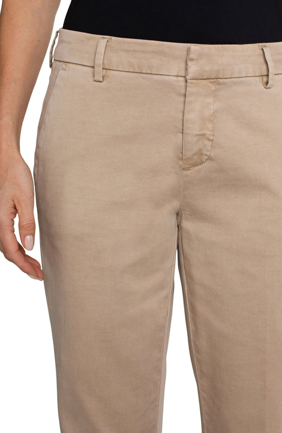 Kelsey Pants with Slits - Biscuit Tan
