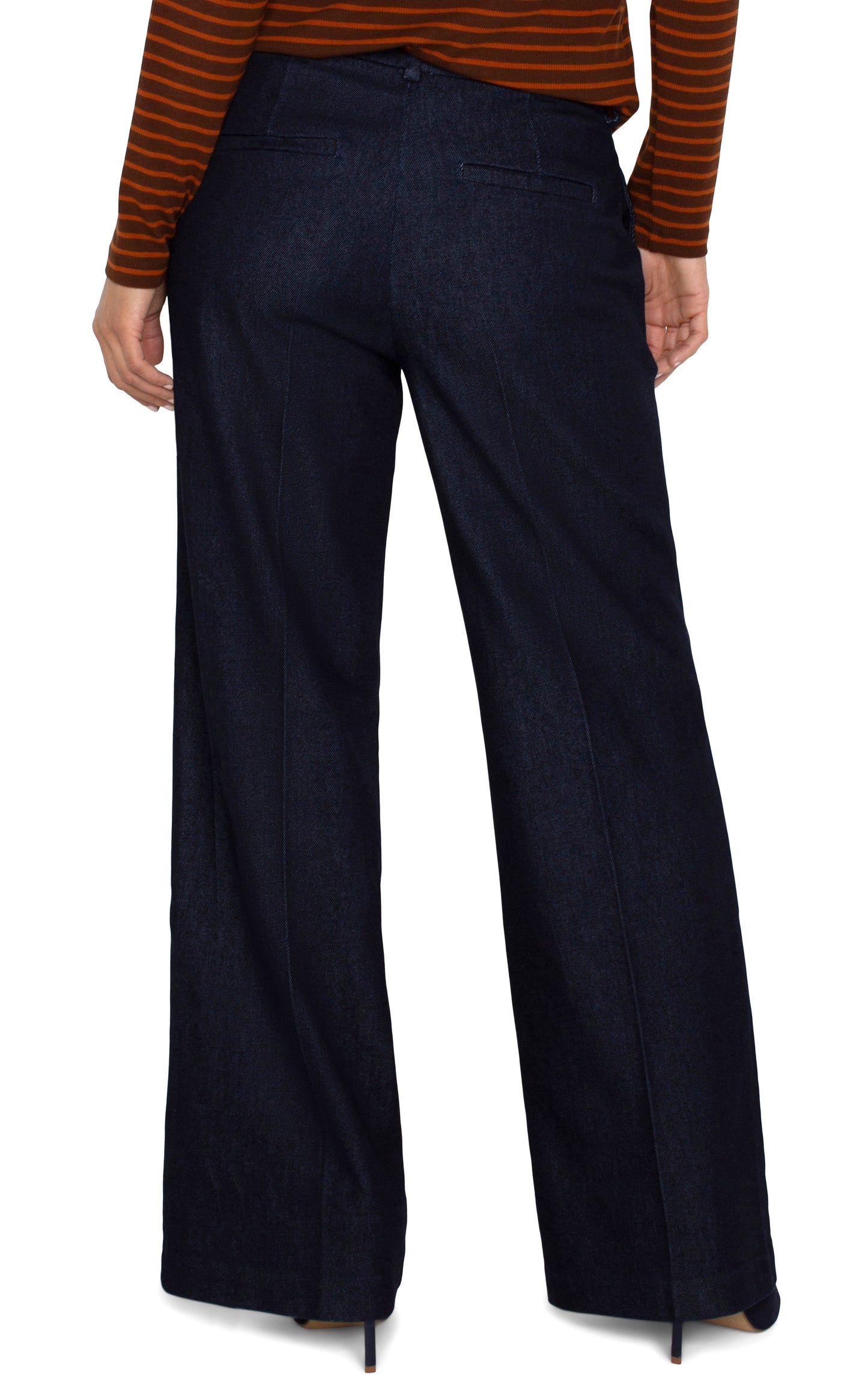 Kelsey Wide Leg Pants - Indigo Rinse