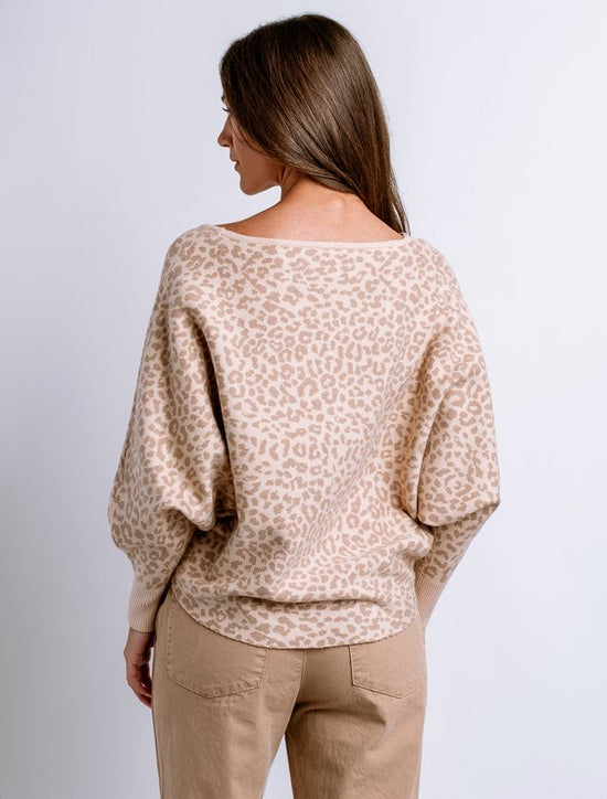 Ryu Cheetah Sweater - Cream/Beige