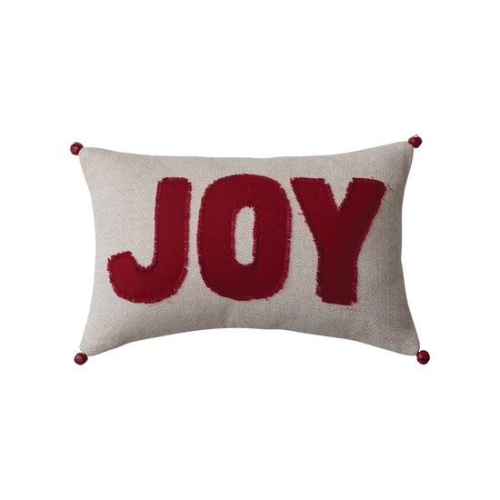 Holiday Lumbar Pillow - Joy