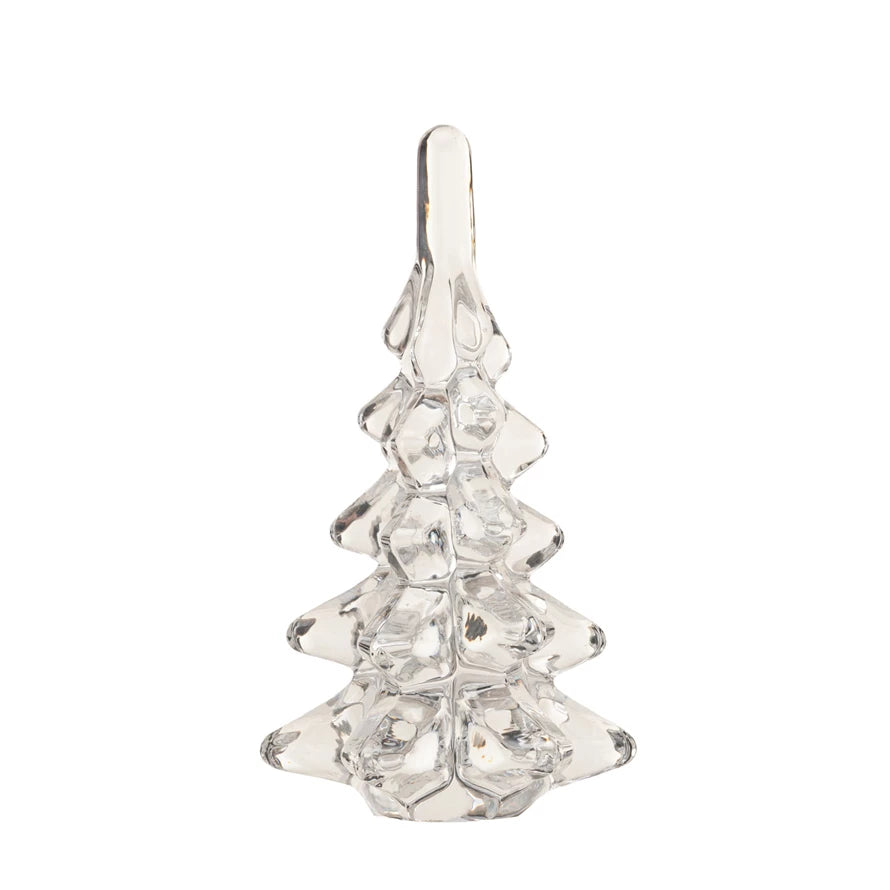 Clear Glass Christmas Tree