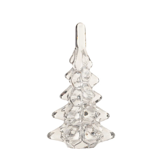 Clear Glass Christmas Tree