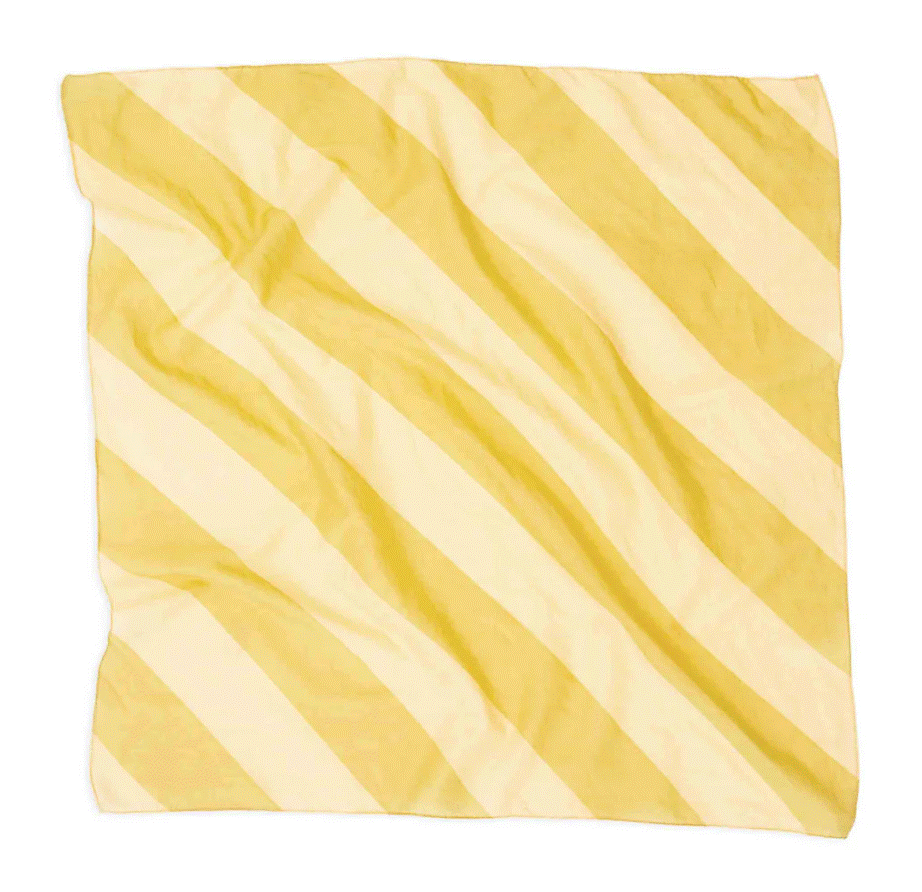 Riviera Cotton Scarf - Yellow/Chartreuse