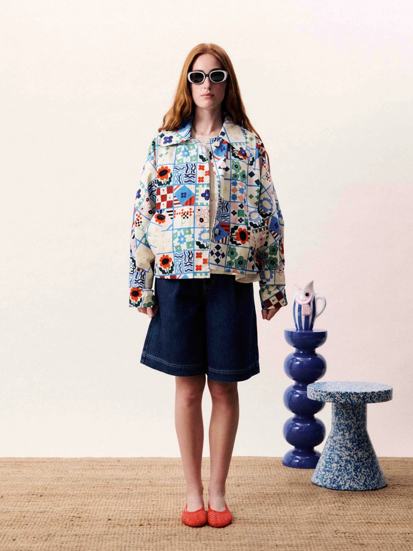 Zizania Print Jacket - Multi
