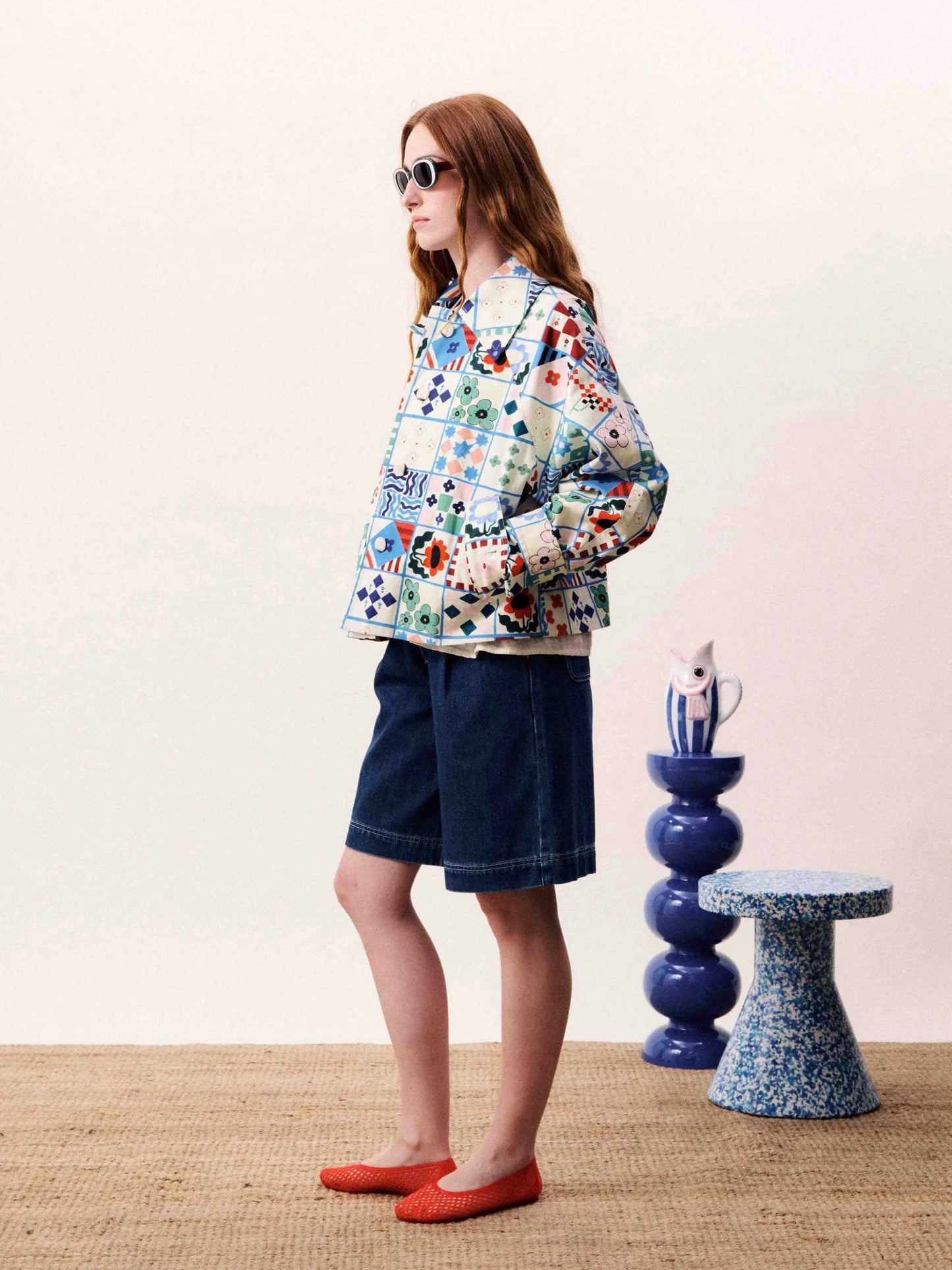 Zizania Print Jacket - Multi