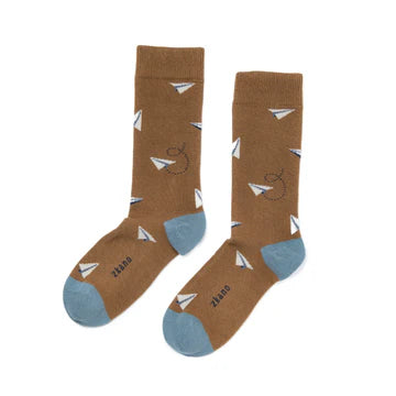 Maverick Crew Socks - Dark Bronze