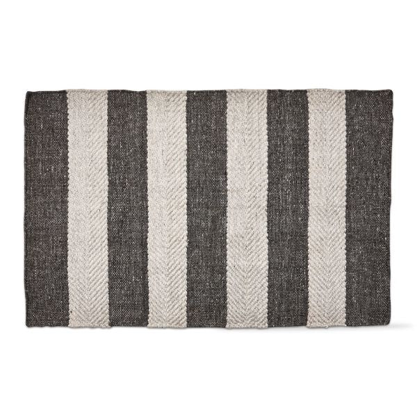 Harvey Stripe Recycled Woven Rug - 3' x 2'