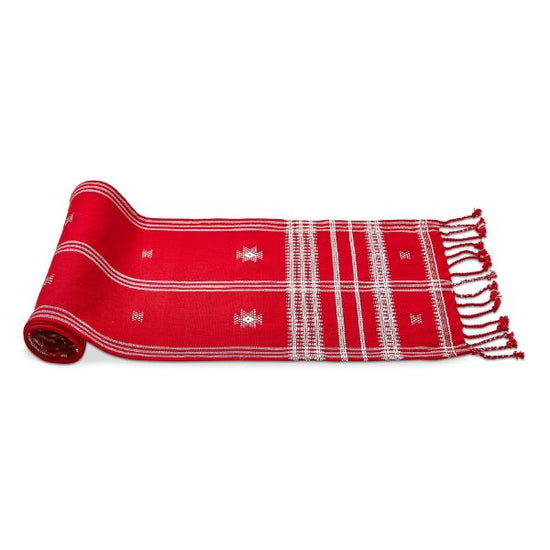 Load image into Gallery viewer, Cotton Tablerunner - Red
