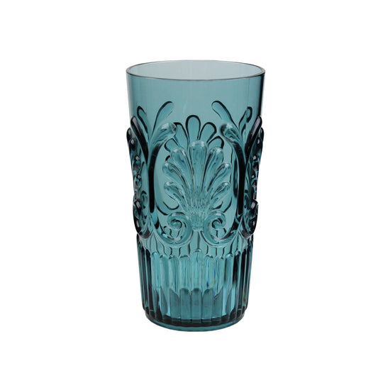 Load image into Gallery viewer, Fleur Ice Tea Glass - 24 oz. - Teal
