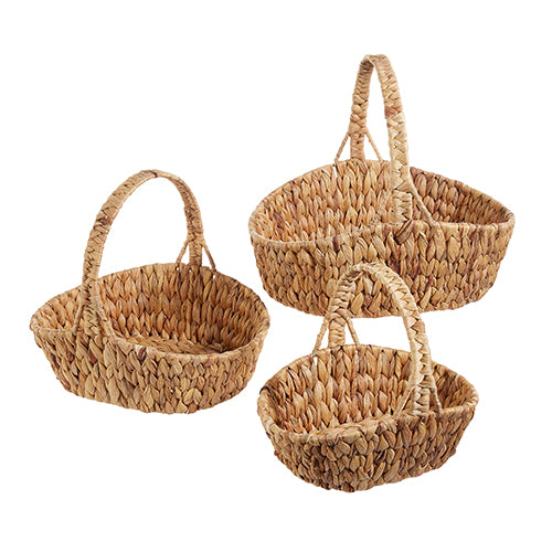 Woven Basket with Handle - Medium