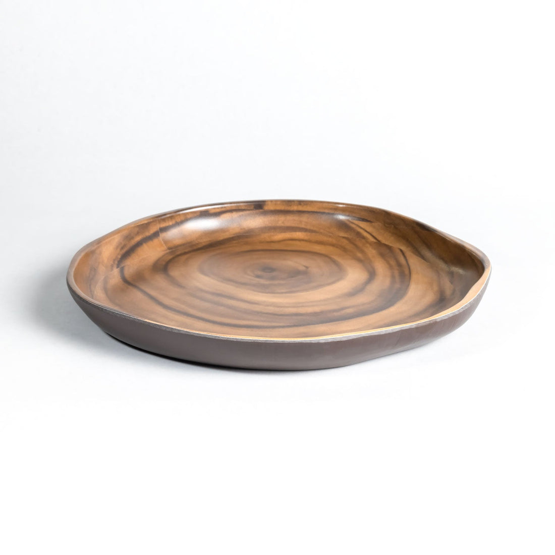 Sequoia Wood Melamine Appetizer Plate