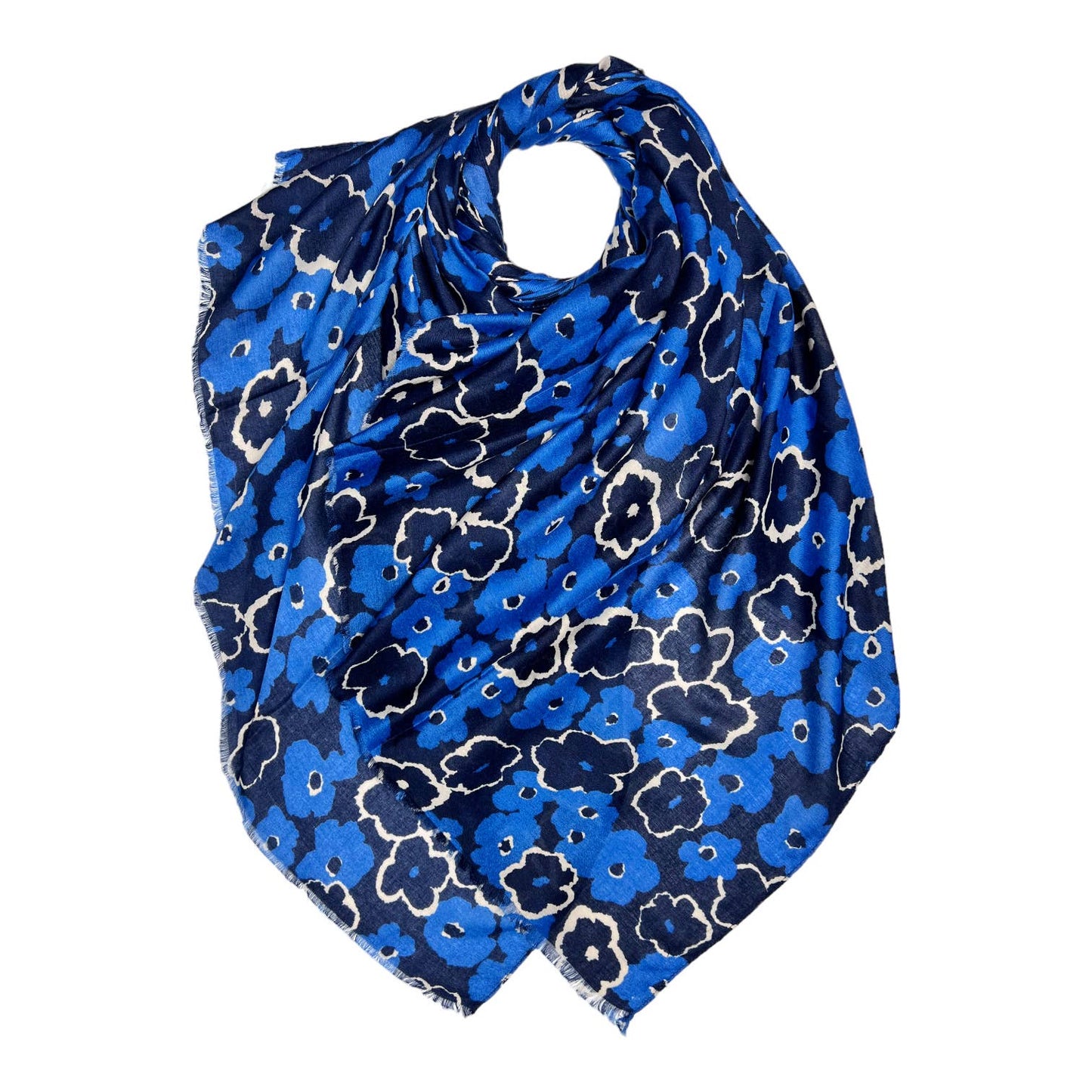 Vinca Flower Print: Blue