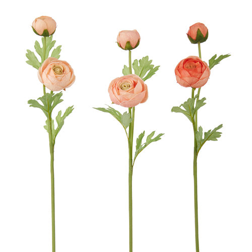 Load image into Gallery viewer, Real Touch Faux Ranunculus Spray

