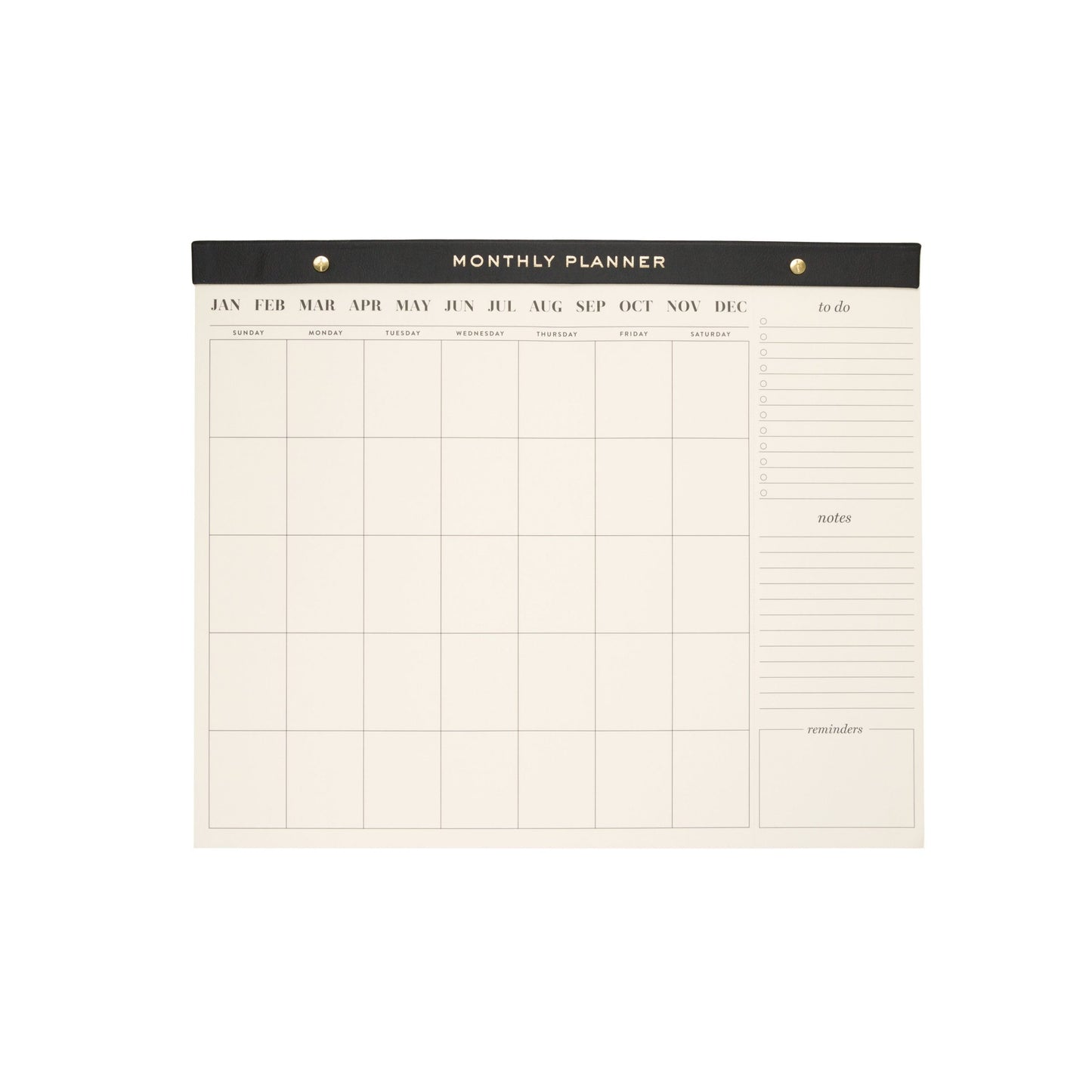 Blotter Monthly Planner Pad