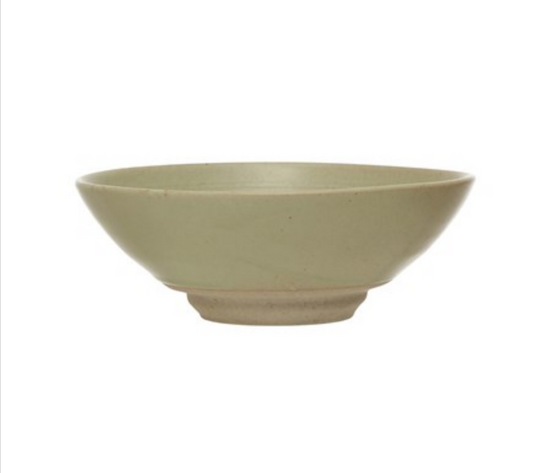 Hand-Painted Stonware Bowl