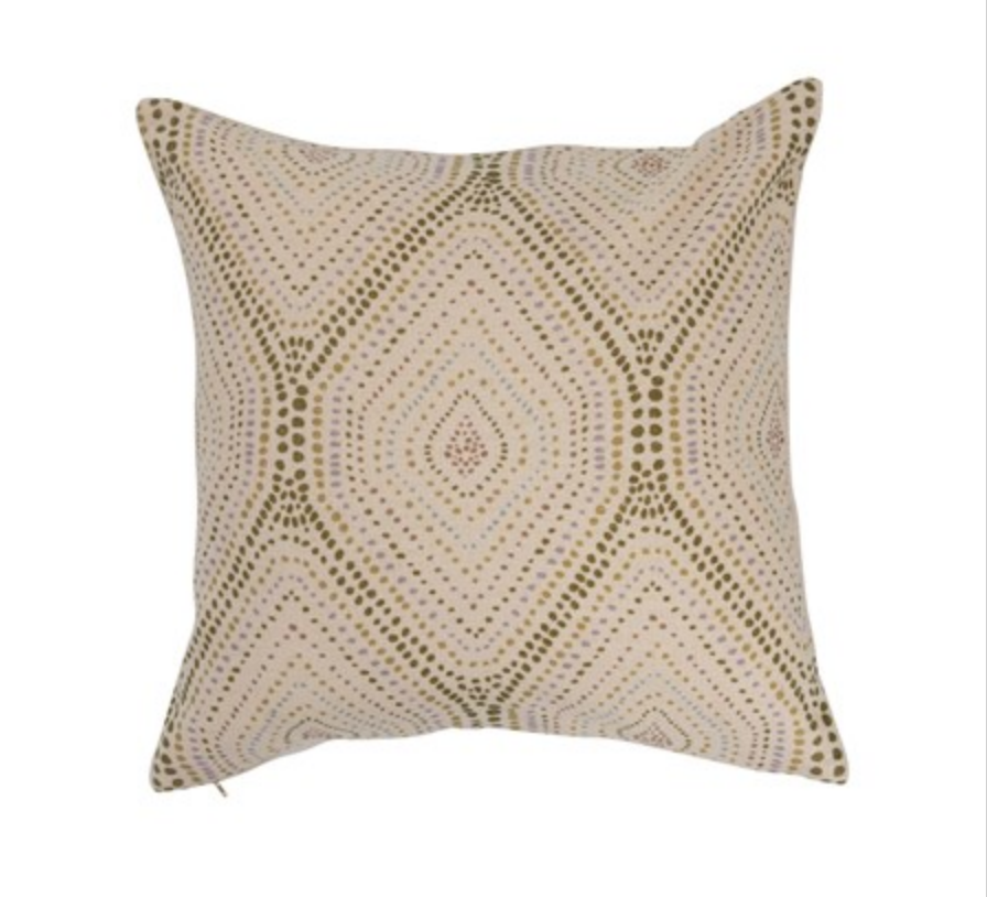 Load image into Gallery viewer, Cotton Slub Pillow with Dot Print

